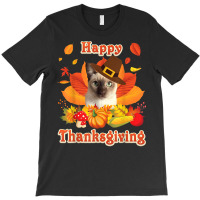 Happy Thanksgiving Tonkinese Cat I'm Thankful For My Turkey T-shirt | Artistshot