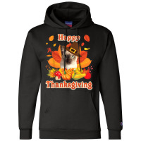 Happy Thanksgiving Tonkinese Cat I'm Thankful For My Turkey Champion Hoodie | Artistshot