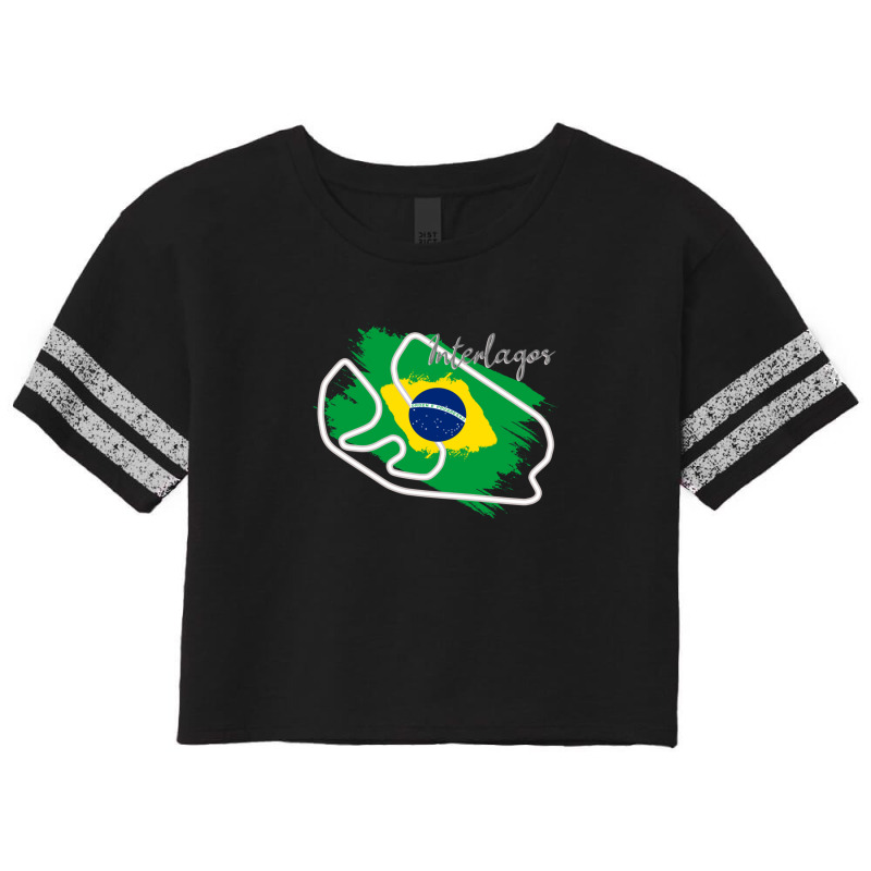 Interlagos Circuit Scorecard Crop Tee by LawrenceRisner | Artistshot