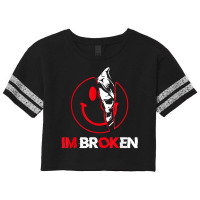 I'm Ok I'm Broken Invisible Illness Mental Awareness Reaper T Shirt Scorecard Crop Tee | Artistshot