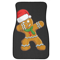 Dabbing Gingerbread Santa Christmas Kids Boys Xmas Cookie Front Car Mat | Artistshot