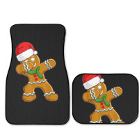 Dabbing Gingerbread Santa Christmas Kids Boys Xmas Cookie Full Set Car Mats | Artistshot