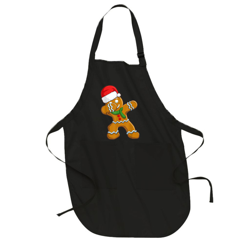 Dabbing Gingerbread Santa Christmas Kids Boys Xmas Cookie Full-length Apron | Artistshot