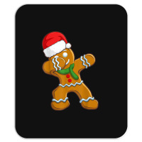 Dabbing Gingerbread Santa Christmas Kids Boys Xmas Cookie Mousepad | Artistshot