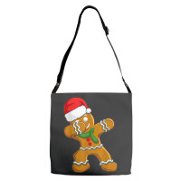 Dabbing Gingerbread Santa Christmas Kids Boys Xmas Cookie Adjustable Strap Totes | Artistshot