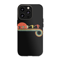 Gymnast Girl Exercise Retro Vintage Sunset Rainbow Color Iphone 13 Pro Case | Artistshot