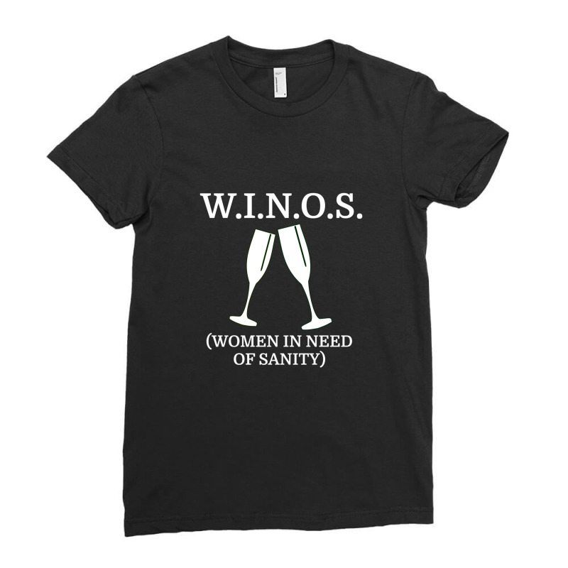 W I N O S Women In Need Of Sanity 1 Ladies Fitted T-Shirt by DebraAnderson | Artistshot