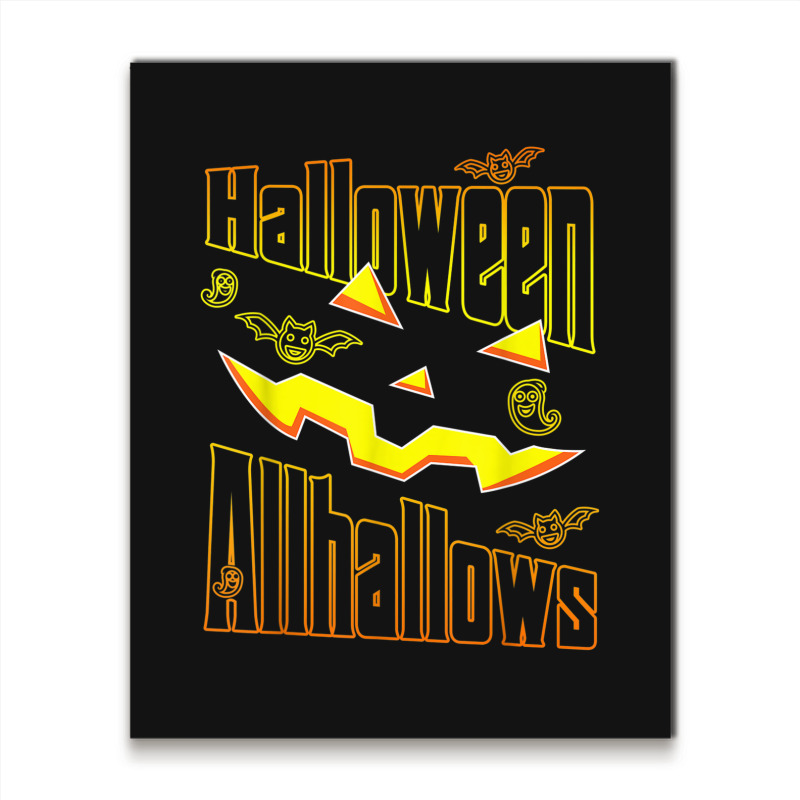 Funny Halloween Allhallows Halloween 2022 Metal Print Vertical | Artistshot