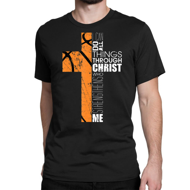 Christian Basketball Teen Boys Men Religious Verses Classic T-shirt | Artistshot