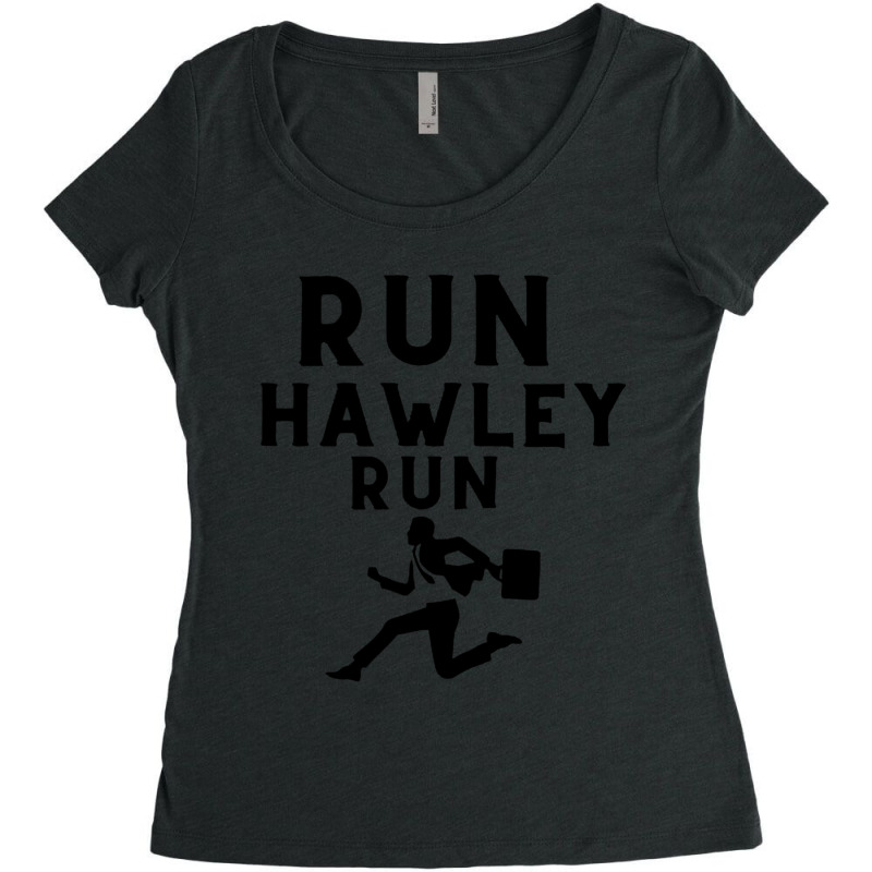 Funny Hawley Running Women's Triblend Scoop T-shirt by cm-arts | Artistshot