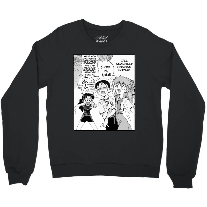 Eva Funny Scene Crewneck Sweatshirt | Artistshot