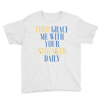 Lord Grace Me With Your Strength Daily Raglan Baseball Tee Youth Tee | Artistshot