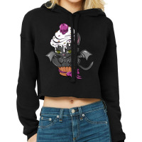 Halloween Scary Vampire Cat Bat Cupcake Halloween Clothing T Shirt Cropped Hoodie | Artistshot