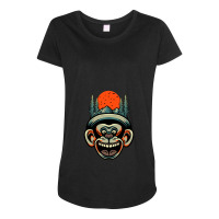 Monkey Island Maternity Scoop Neck T-shirt | Artistshot