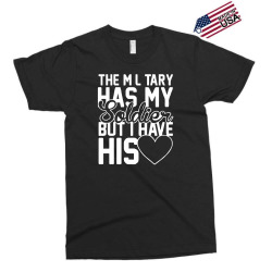 military has my soldier i have his heart Exclusive T-shirt | Artistshot