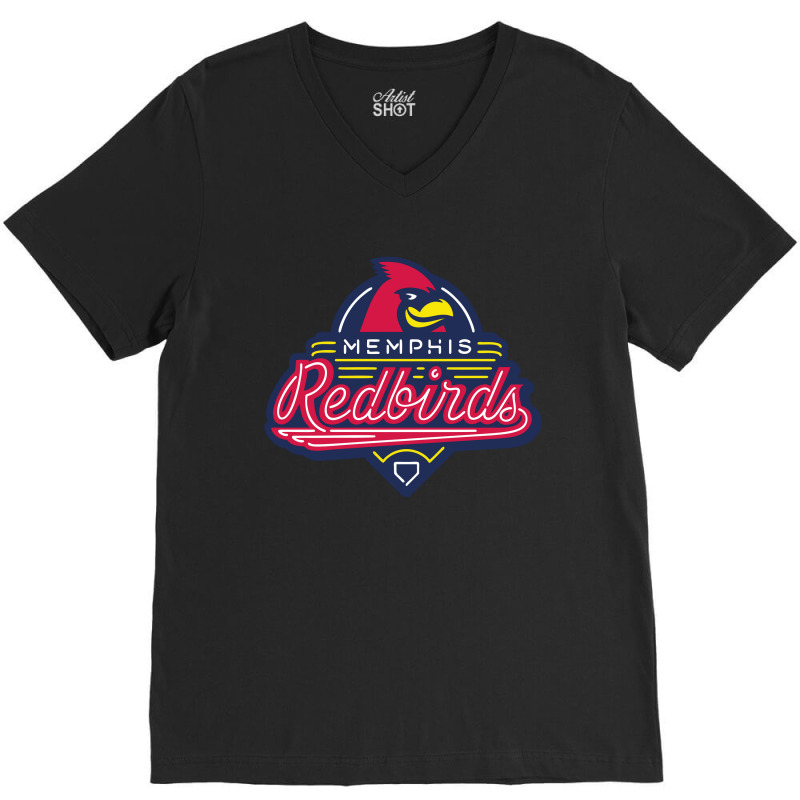 Memphis Redbirds V-neck Tee | Artistshot