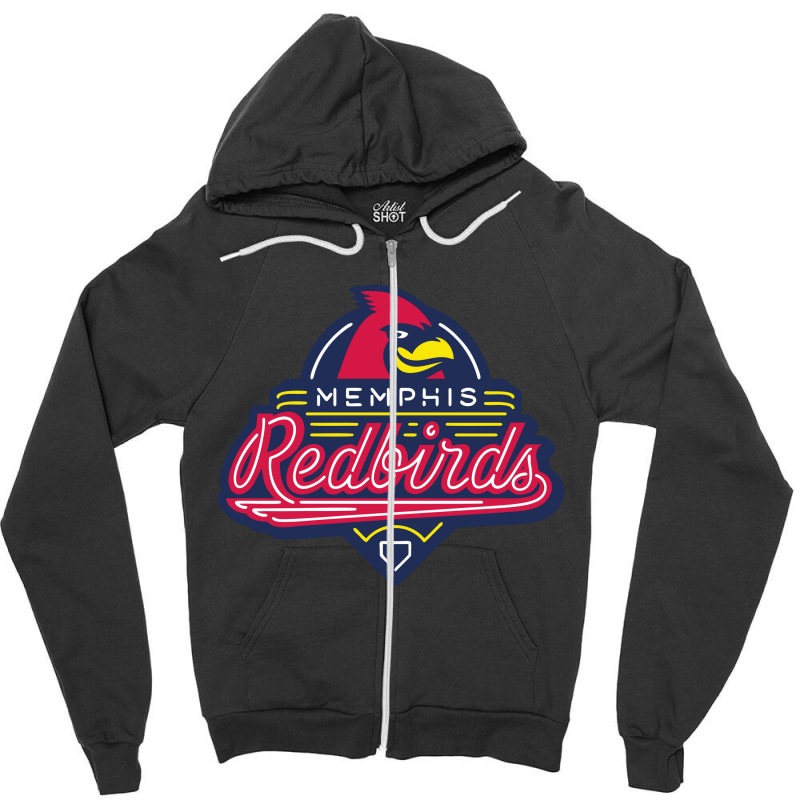 Memphis Redbirds Zipper Hoodie | Artistshot