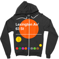 Lexington Avenue 63rd Street Zipper Hoodie | Artistshot