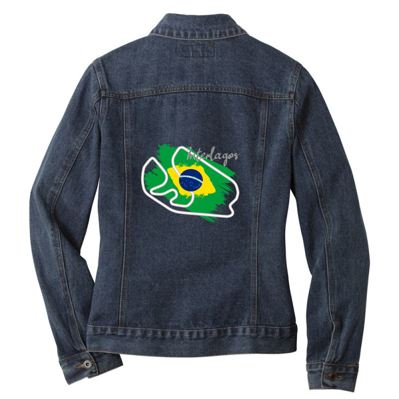 Interlagos Circuit Ladies Denim Jacket by AngieFurr | Artistshot