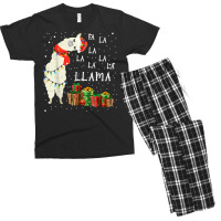 Fa La La Llama Funny Christmas Women Men Kids Costume Men's T-shirt Pajama Set | Artistshot