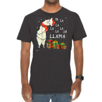 Fa La La Llama Funny Christmas Women Men Kids Costume Vintage T-shirt | Artistshot