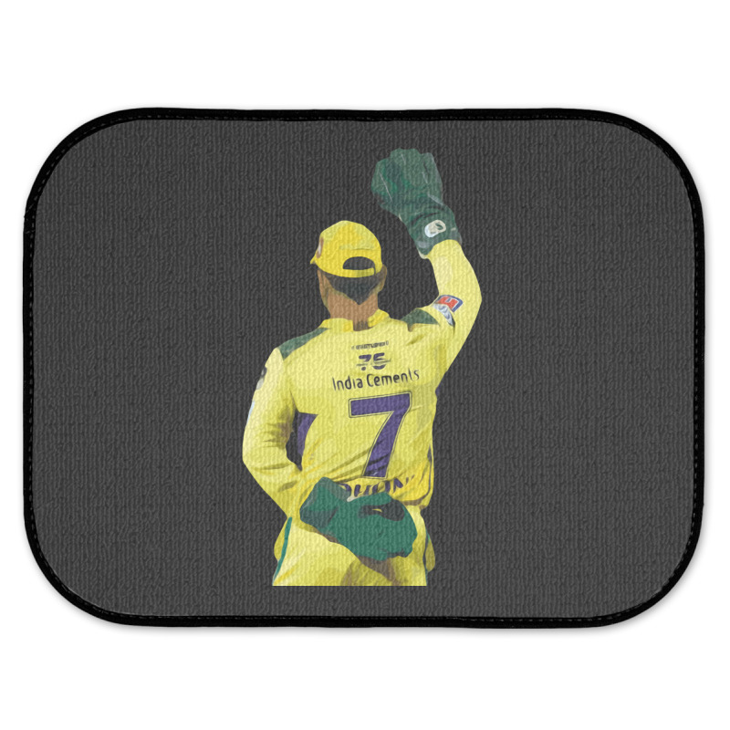 Ms Dhoni Chennai Super Kings Csk Wallpaper Whistlepodu Classic Rear Car Mat | Artistshot