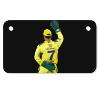 Ms Dhoni Chennai Super Kings Csk Wallpaper Whistlepodu Classic Motorcycle License Plate | Artistshot