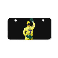 Ms Dhoni Chennai Super Kings Csk Wallpaper Whistlepodu Classic Bicycle License Plate | Artistshot