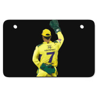 Ms Dhoni Chennai Super Kings Csk Wallpaper Whistlepodu Classic Atv License Plate | Artistshot