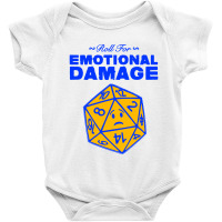 Roll For Emotional Damage Baby Bodysuit | Artistshot