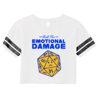 Roll For Emotional Damage Scorecard Crop Tee | Artistshot