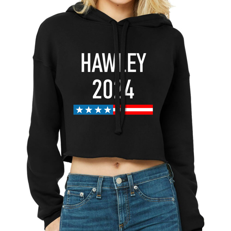 Josh Hawley 2024 Cropped Hoodie by cm-arts | Artistshot