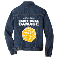 Roll For Emotional Damage Men Denim Jacket | Artistshot