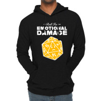 Roll For Emotional Damage Lightweight Hoodie | Artistshot