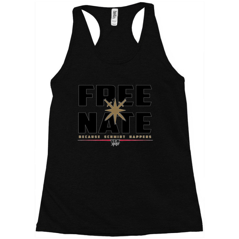 Free Nate (black On White) Racerback Tank by cm-arts | Artistshot