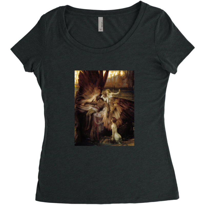 The Lament For Icarus - Herbert James Draper Women's Triblend Scoop T-shirt by JamesTrichell | Artistshot