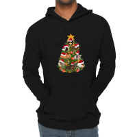 Funny Weird Holiday Guinea Pig Merry Cavy Christmas Tree Lightweight Hoodie | Artistshot