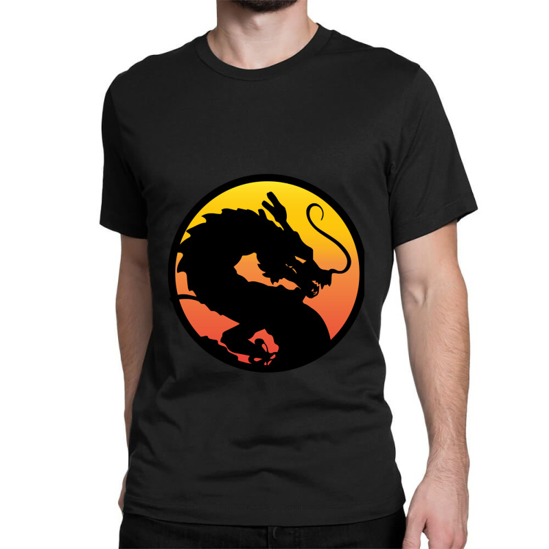 Z Fighter Kombat A Gradient 2 Classic T-shirt by PierceKnight | Artistshot