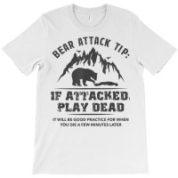 Bear Attack Tip Camping Hiking Travel Adventure Vintage T Shirt T-shirt | Artistshot