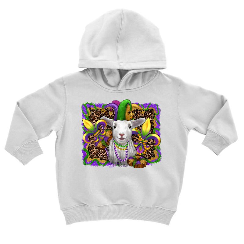 Mardi Gras Baby Sheep King Cake Fleur De Lis Toddler Hoodie | Artistshot