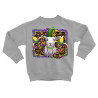 Mardi Gras Baby Sheep King Cake Fleur De Lis Toddler Sweatshirt | Artistshot