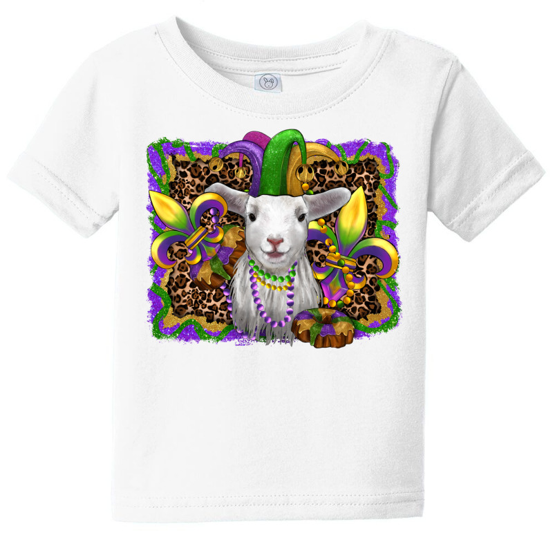 Mardi Gras Baby Sheep King Cake Fleur De Lis Baby Tee | Artistshot