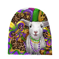 Mardi Gras Baby Sheep King Cake Fleur De Lis Baby Beanies | Artistshot