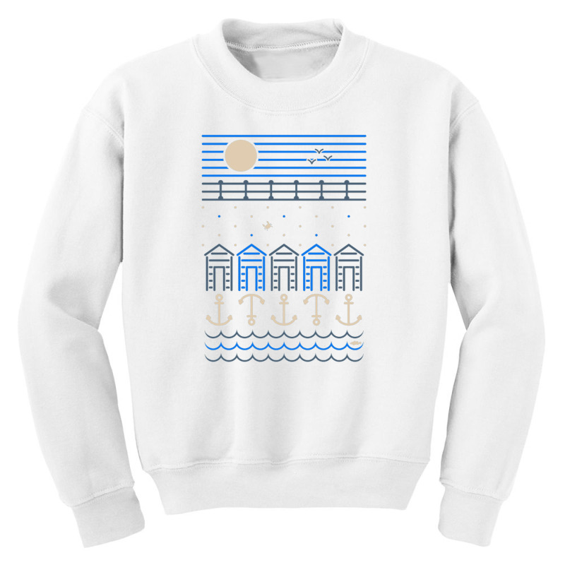 Seaside Shores Youth Sweatshirt | Artistshot