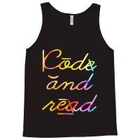 Code And Read Dyslexia Awareness Tank Top | Artistshot