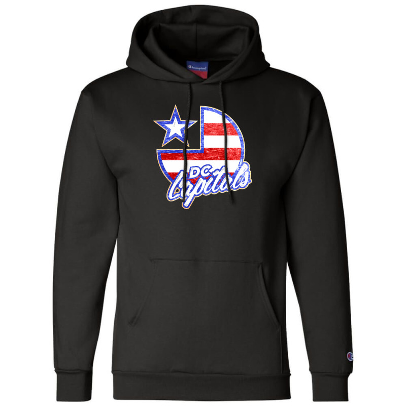 Dc Capitals Retro America Champion Hoodie by cm-arts | Artistshot