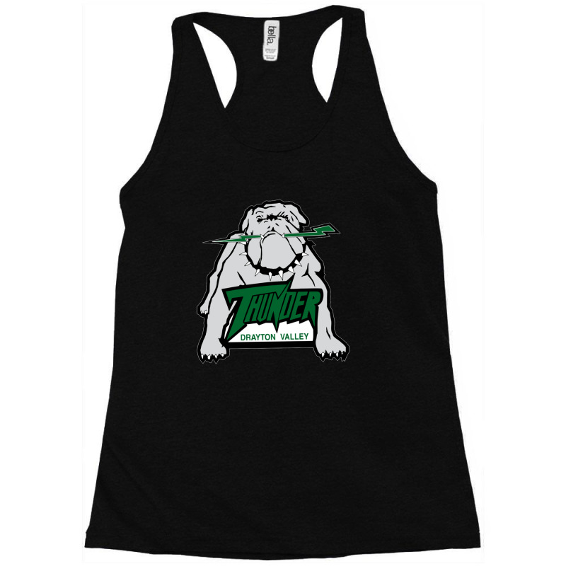 Drayton Valley Thunder Merch Racerback Tank by cm-arts | Artistshot