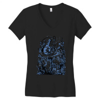 Alice & The Hookah Smoking Caterpillar Women's V-neck T-shirt | Artistshot