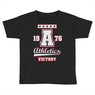 Athletics Victory Varsity Typography Toddler T-shirt Designed By Roger