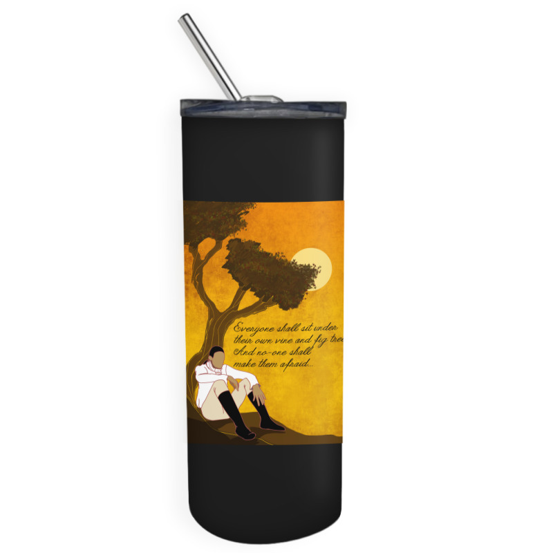 Vine And Fig Tree Artwork Skinny Tumbler | Artistshot